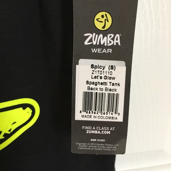 Zumba tank top, NWT, size S - Picture 3 of 4